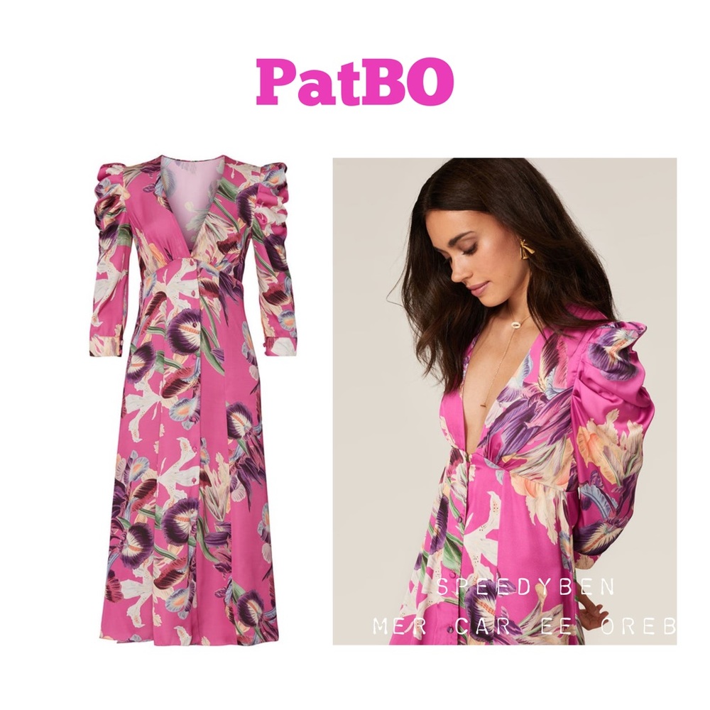 PatBO Pink Floral Dress - Picture 12 of 12